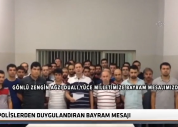 Eksi yedinci kattan duygulandıran bayram mesajı