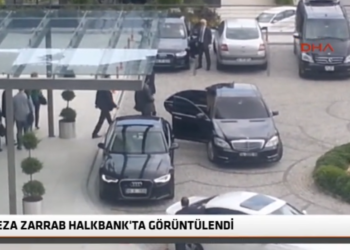 Reza Zarrab Halkbank’ta görüntülendi