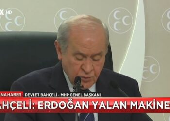 Bahçeli: “Erdoğan bir yalan makinesi”
