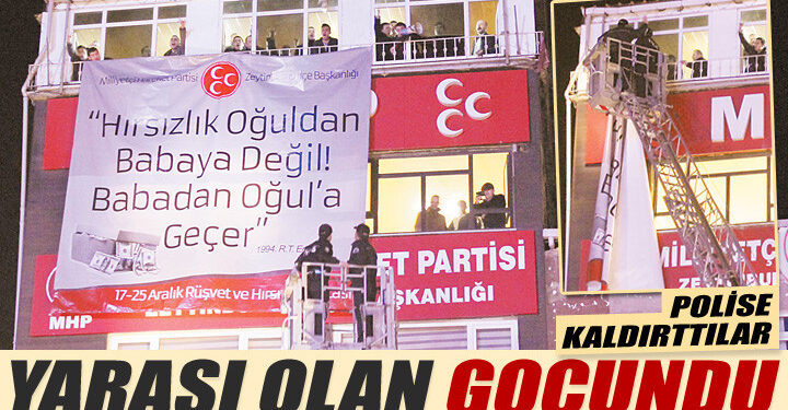 17-25 Aralık’ı yolsuzluk haftası ilan eden MHP’den pankartlı tepki